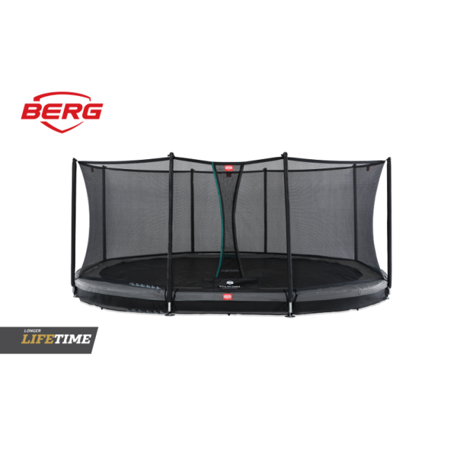 Trampoline Berg Favorit + filet de sécurité (semi-enterré) Trampoline Berg Favorit + filet de sécurité (semi-enterré)