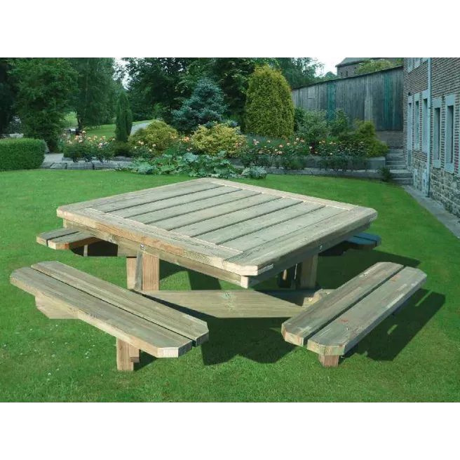 Table carrée 8 personnes Table carrée 8 personnes