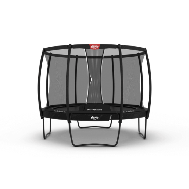 Trampoline Berg CHAMPION + filet de sécurité (sur pieds)