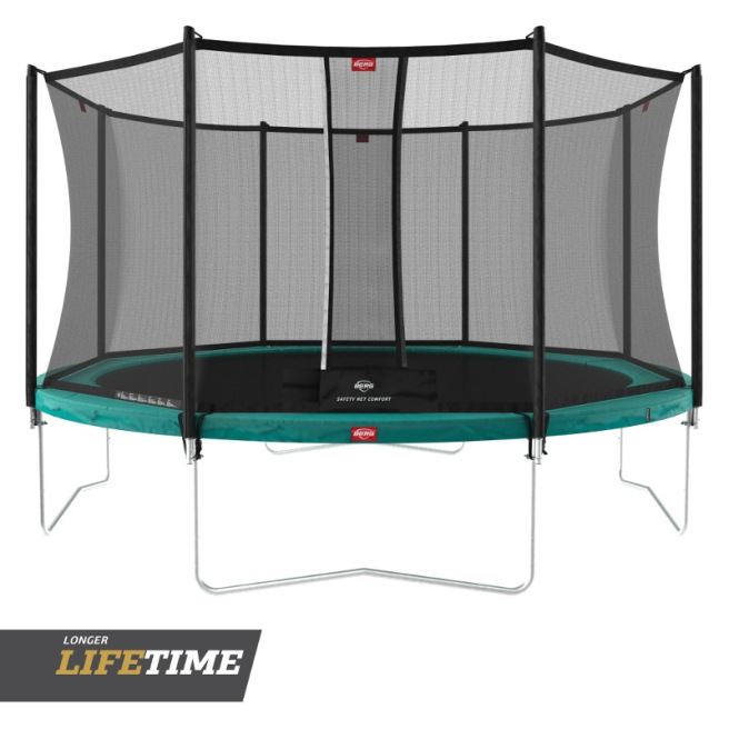 Trampoline Berg Favorit + filet de sécurité comfort (sur pieds)