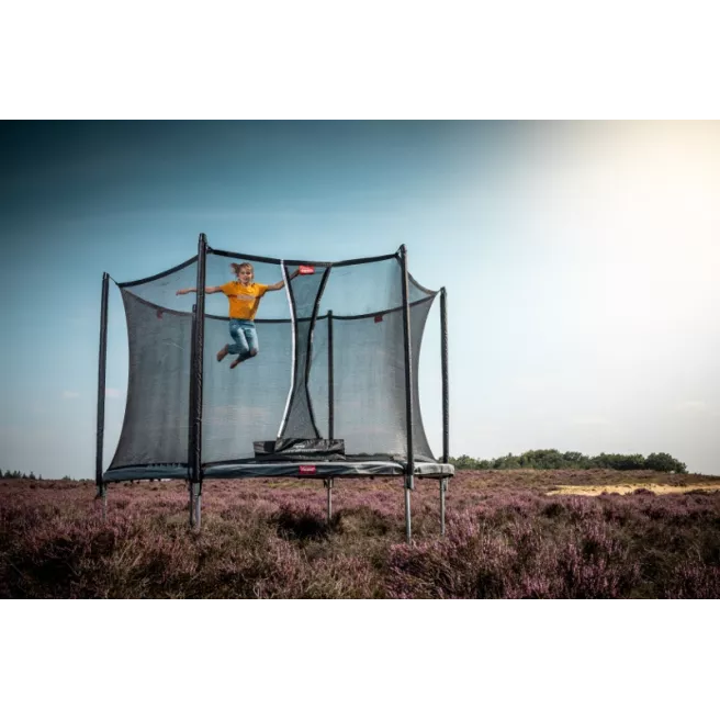 Trampoline Berg Favorit + filet de sécurité comfort (sur pieds)