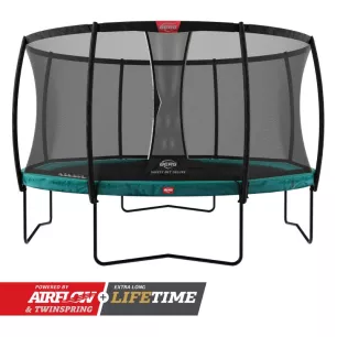 Trampoline Berg CHAMPION + filet de sécurité (sur pieds) Trampoline Berg CHAMPION + filet de sécurité (sur pieds)