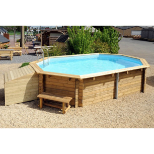 Piscine Malonga/Octola en bois 