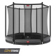 Trampoline Berg Favorit + filet de sécurité (semi-enterré)