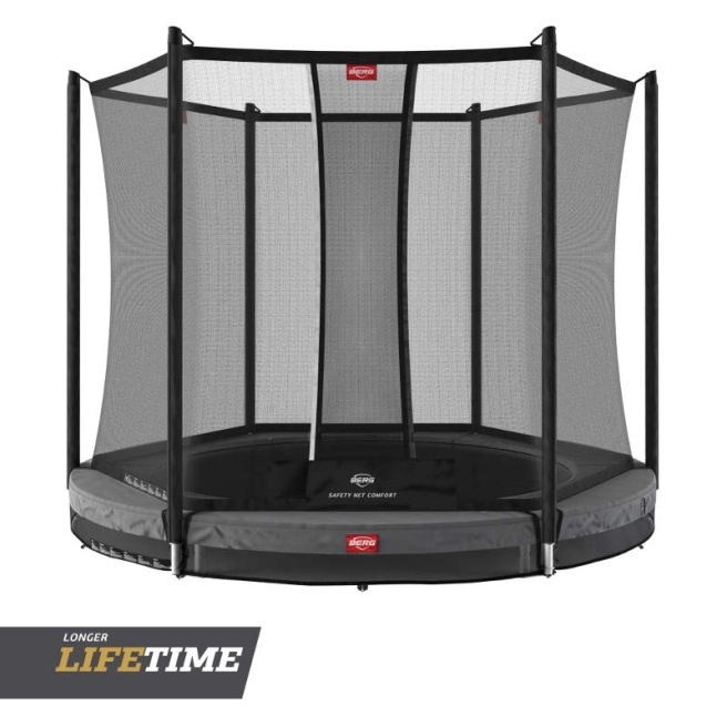 Trampoline Berg Favorit + filet de sécurité (semi-enterré)