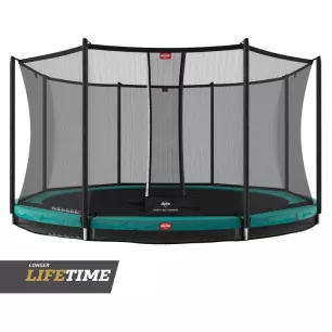 Trampoline Berg Favorit + filet de sécurité (semi-enterré) Trampoline Berg Favorit + filet de sécurité (semi-enterré)